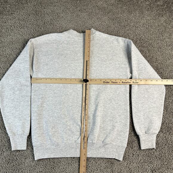 Vintage Freedom In Flight Sweatshirt Mens Medium Bald Eagle Air Waves USA 90s - Picture 11 of 15